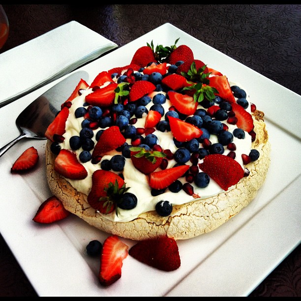 Summer Fruit Pavlova